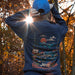 Mens Jeep® Freedom To Roam Crew Neck Sweatshirt - Heather Navy Blue - Detroit Shirt CompanyFCA - JeepSweatshirts (Apparel)