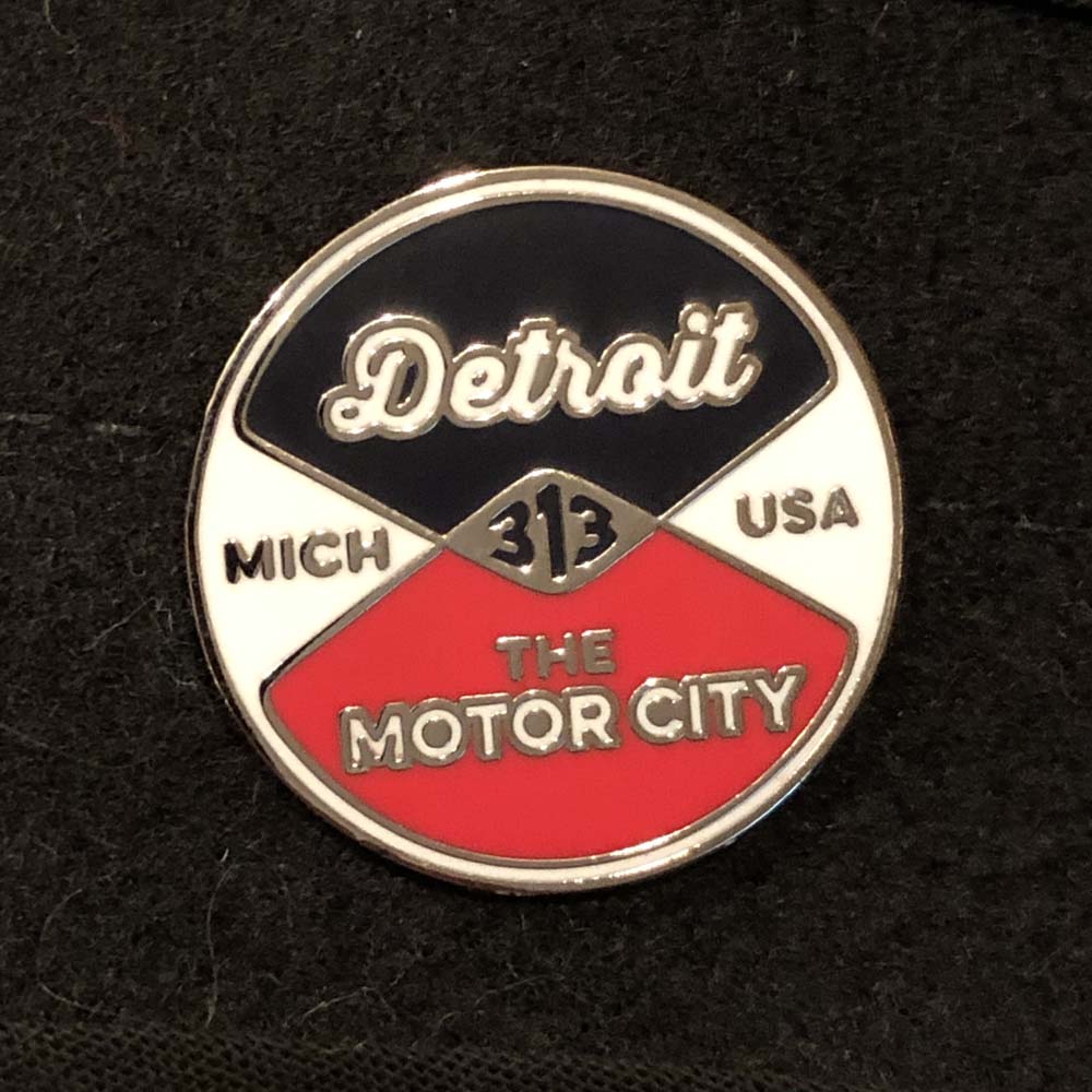 Enamel Pin - Detroit Reel - Detroit Shirt CompanyDetroit Shirt CompanyEnamel Pin