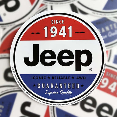 Sticker - Jeep® Superior Quality - Detroit Shirt CompanyFCA - JeepStickers (Accessories)