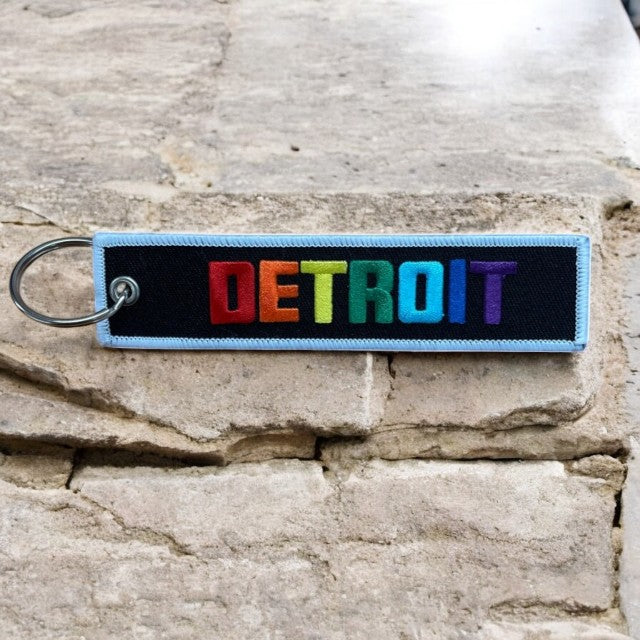 Keychain - Detroit Rainbow - Pull