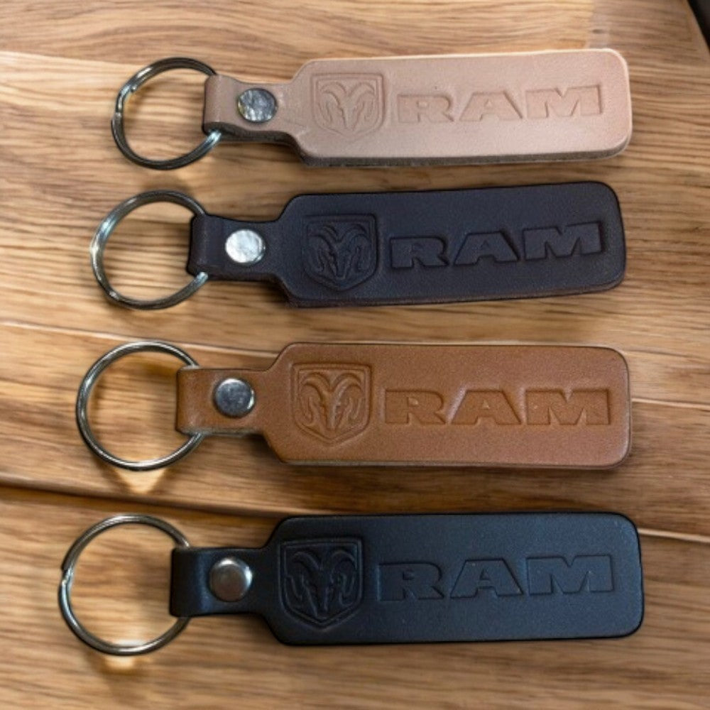 Keychain - RAM Leather