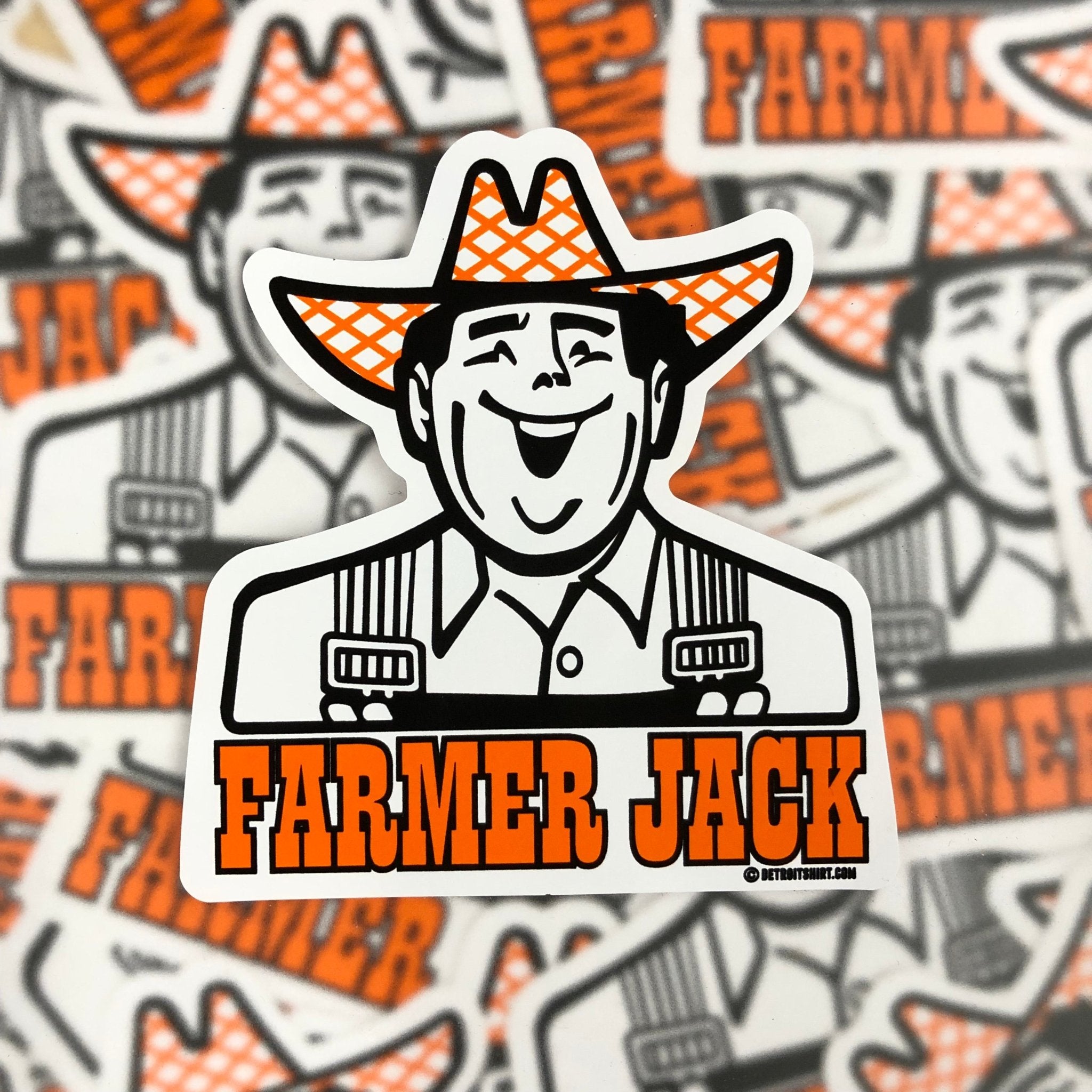 Sticker - Farmer Jack - Detroit Shirt CompanyDetroit Shirt CompanyStickers (Accessories)