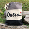 Tote Bag - Detroit Heart Stripe – Grey/Black - Detroit Shirt CompanyDetroit Shirt CompanyOther Accessories