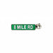 Enamel Pin - Detroit 8 Mile Road Street Sign - Detroit Shirt CompanyDetroit Shirt CompanyEnamel Pin