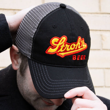 Hat - Stroh's Detroit, Mi Classic Trucker - Detroit Shirt CompanyDSC - Stroh'sHats (Apparel)