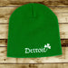 Hat - Detroit St. Patrick's Shamrock Beanie Knit - Kelly Green - Detroit Shirt CompanyDetroit Shirt CompanyHats (Apparel)