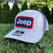 Hat - Jeep Heather Grey and Camo Trucker Patch Hat - Detroit Shirt CompanyFCA - JeepHats (Apparel)