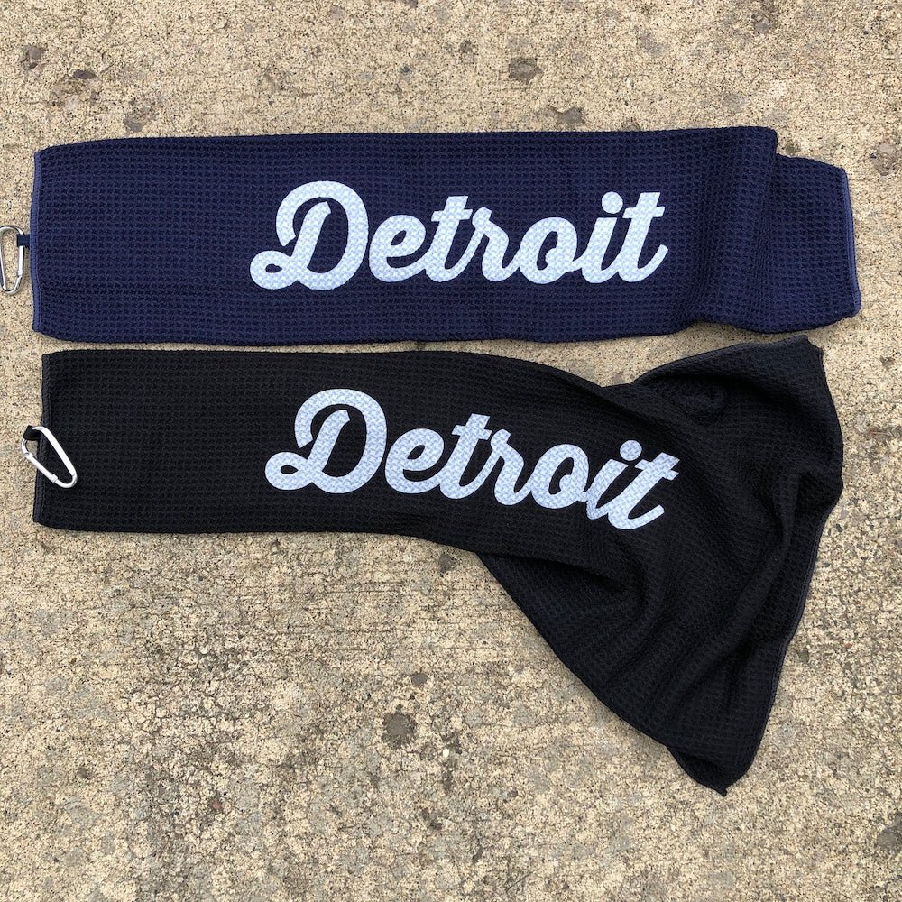 Golf Towel - Detroit Script - Detroit Shirt CompanyDetroit Shirt CompanyOther Accessories