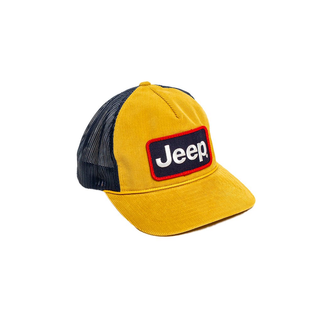 Hat - Jeep Richardson Troutdale Patch Amber Gold/Navy - Detroit Shirt CompanyFCA - JeepHats (Apparel)