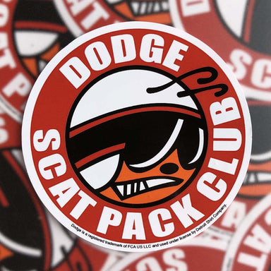 Sticker - Dodge Scat Pack Club - Detroit Shirt CompanyFCA - DodgeStickers (Accessories)