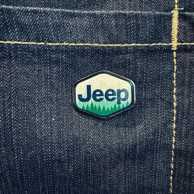 Enamel Pin - Jeep® Pines Hex - Detroit Shirt CompanyFCA - JeepEnamel Pin