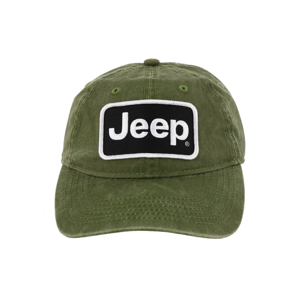 Hat - Jeep Chino Twill Patch - Light Olive - Detroit Shirt CompanyFCA - JeepHats (Apparel)