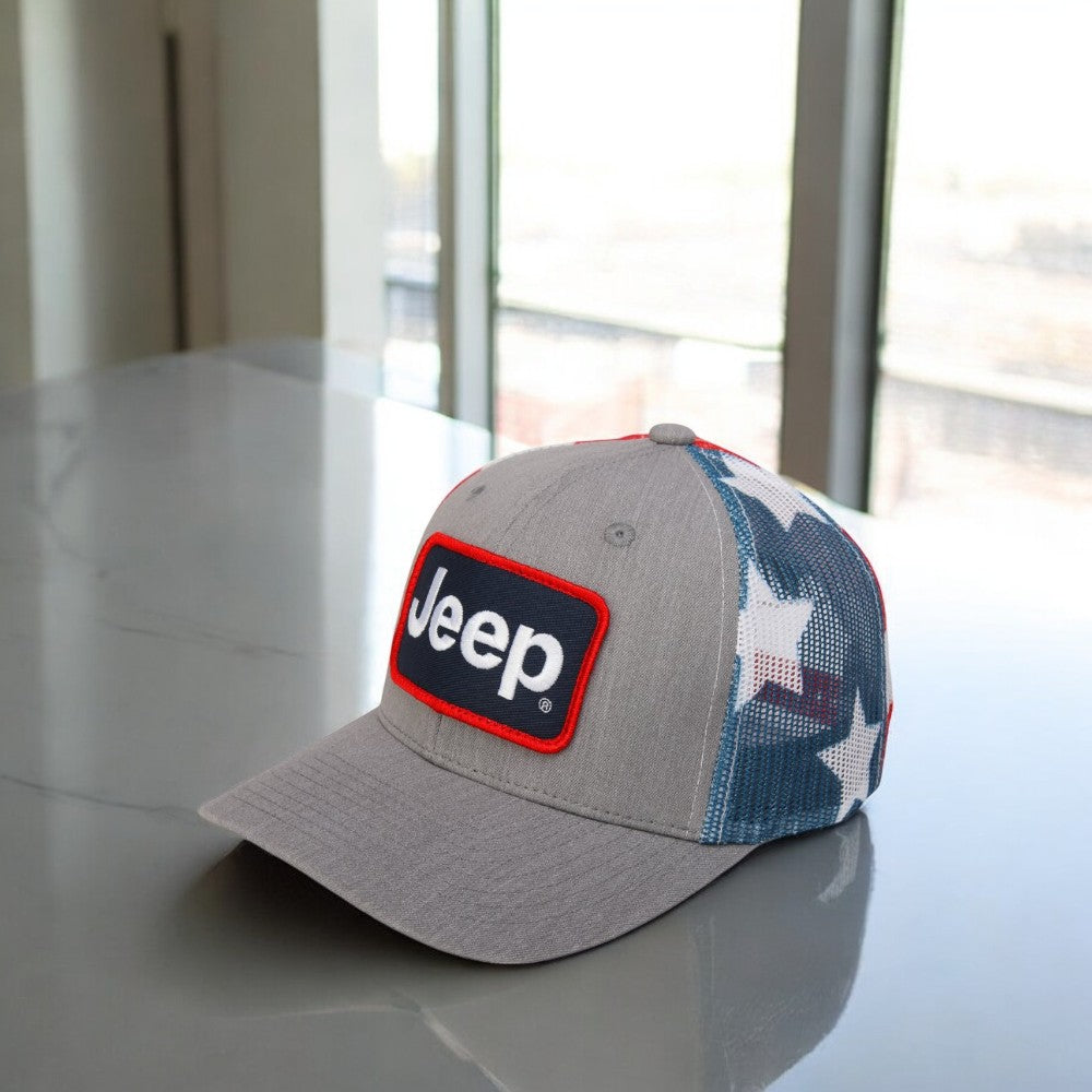 Hat - Jeep Stars and Stripes Patch Hat