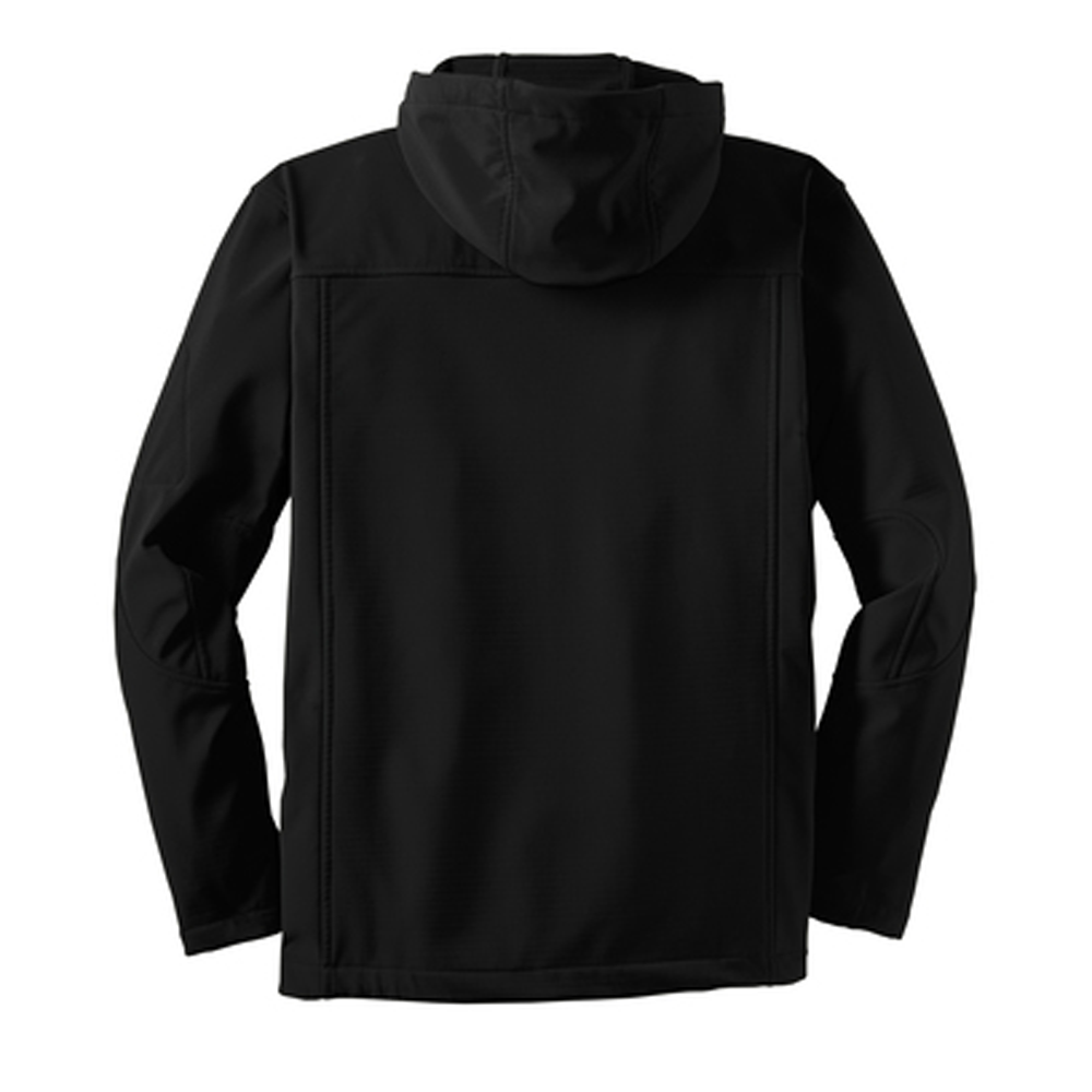 Mens Dodge® Vintage Demon Hooded Softshell Jacket - Black