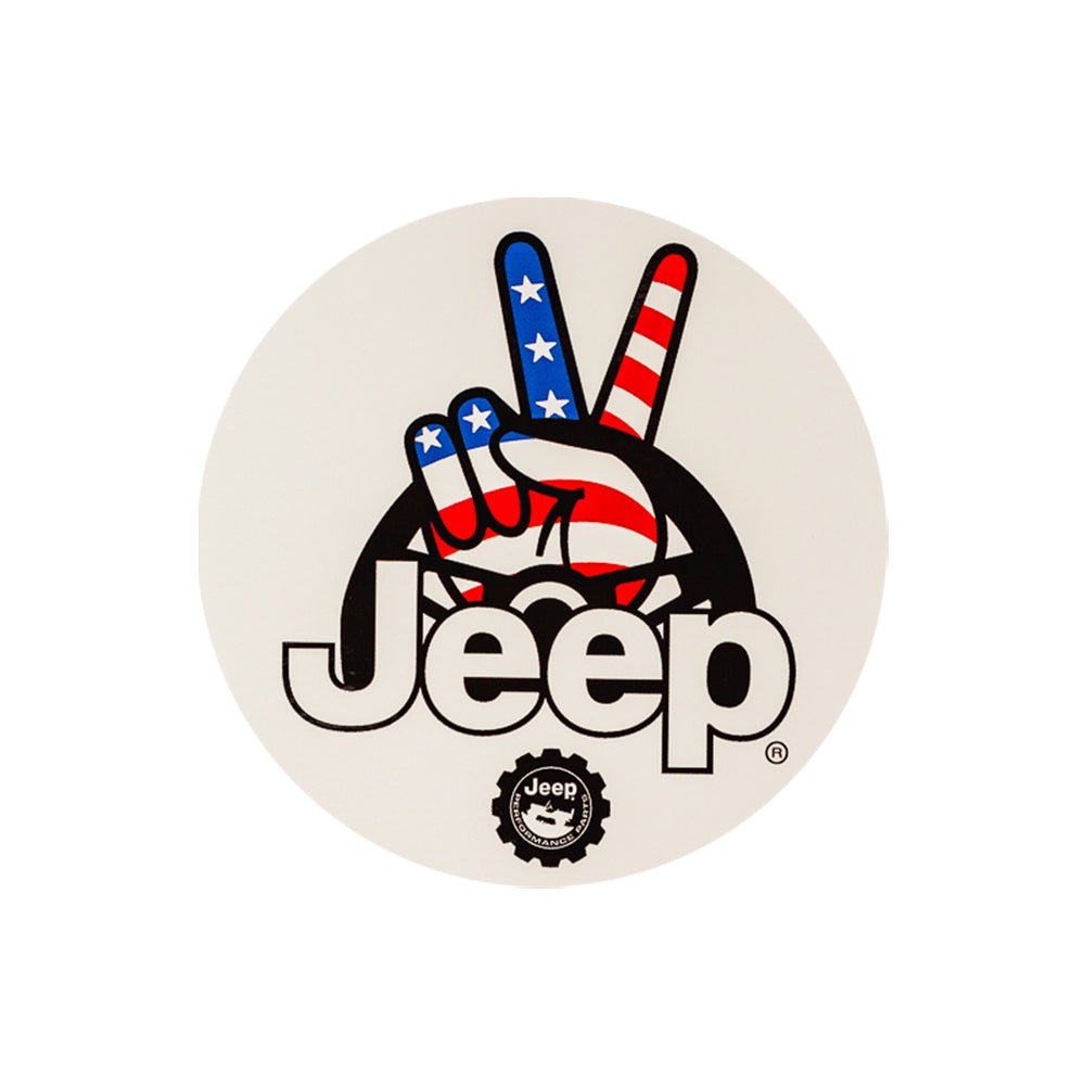 Sticker - Jeep® Wave Circle - Detroit Shirt CompanyFCA - JeepStickers (Accessories)