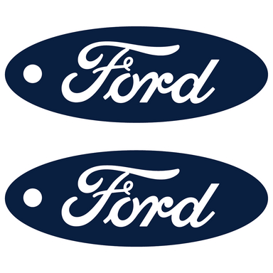 Keychain - Ford Oval - Pull - Detroit Shirt CompanyDSC - FordKeychain