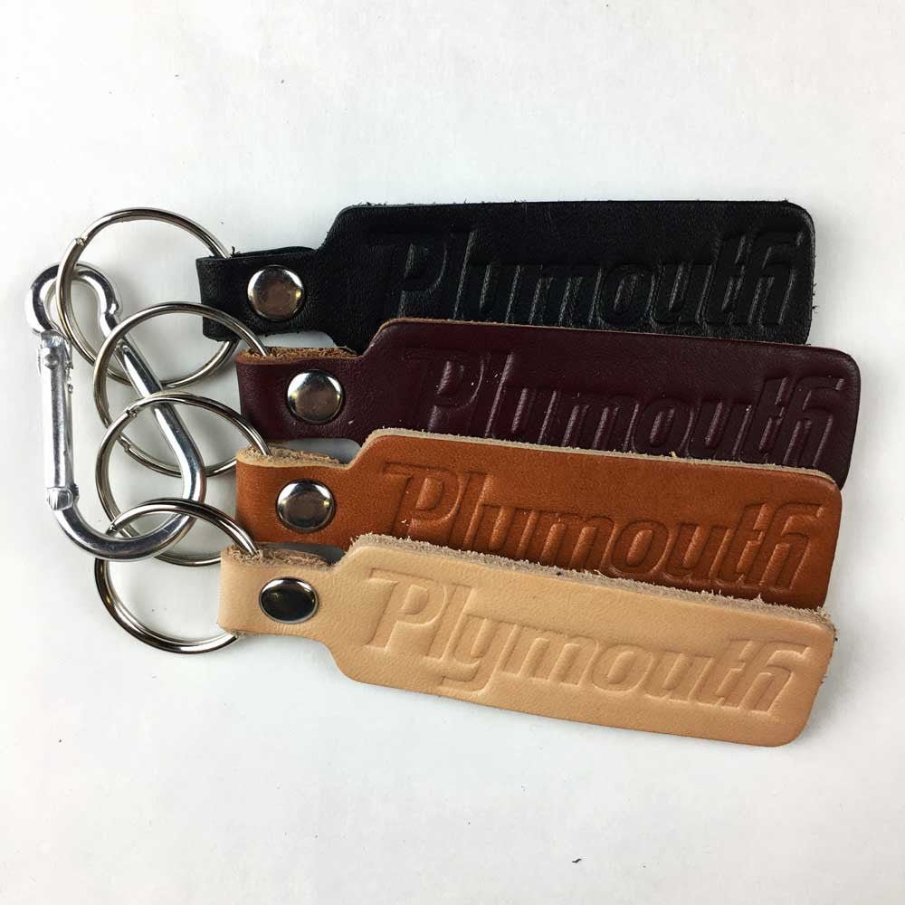 Keychain - Plymouth leather - Detroit Shirt CompanyFCA - PlymouthKeychain