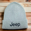 Hat - Jeep Flip Knit - Grey - Detroit Shirt CompanyFCA - JeepHats (Apparel)