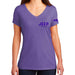 Ladies Jeep® Life Purple Tone Triblend V - neck - Detroit Shirt CompanyFCA - JeepT-Shirts (Apparel)