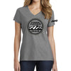 Ladies Jeep® Trail Rated V - neck - Heather Grey - Detroit Shirt CompanyFCA - JeepT-Shirts (Apparel)