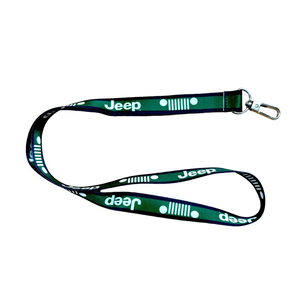 Lanyard - Jeep Green with Black Boarder - Detroit Shirt CompanyFCA - JeepLanyard