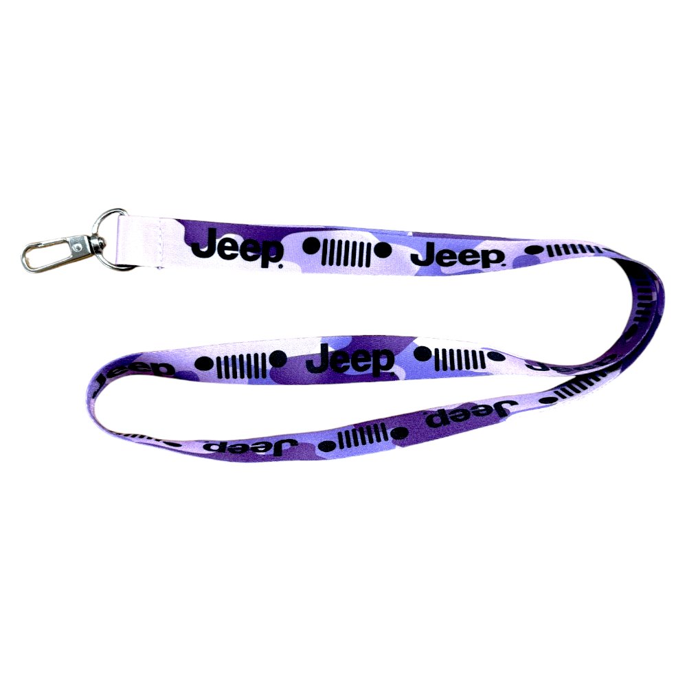 Lanyard - Jeep Purple Camo - Detroit Shirt CompanyFCA - JeepLanyard