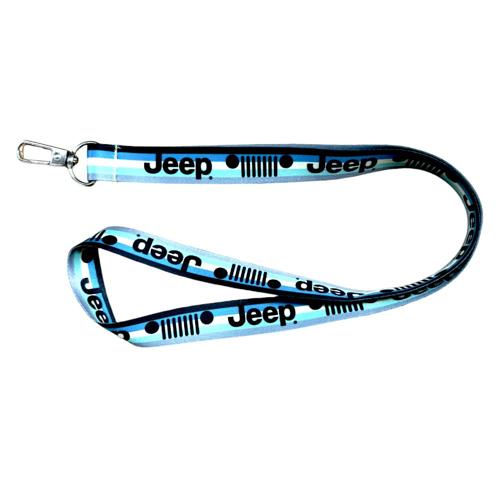 Lanyard - Jeep Water Tone Stripe - Detroit Shirt CompanyFCA - JeepLanyard