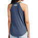 Ladies Michigan Shield Rocker Tank Top - Heather Navy Triblend - Detroit Shirt CompanyDetroit Shirt CompanyT-Shirts (Apparel)