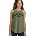 Ladies Jeep® Life Rocker Tank Top - Military Green Triblend - Detroit Shirt CompanyFCA - JeepT-Shirts (Apparel)