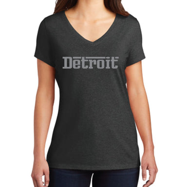 Ladies Detroit Grigio - Heather Black - Detroit Shirt CompanyDetroit Shirt CompanyT-Shirts (Apparel)