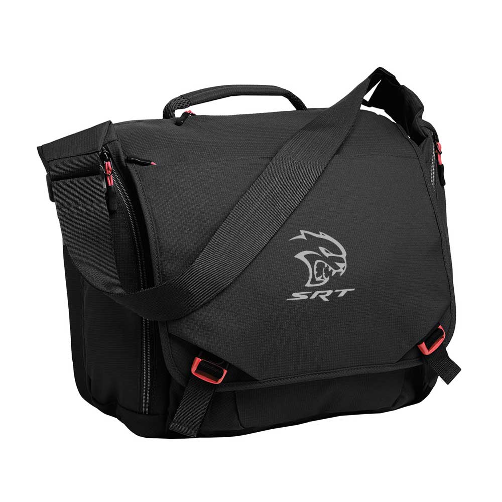 Dodge SRT Hellcat Messenger Bag - Black/Red - Detroit Shirt CompanyFCA - DodgeOther Accessories