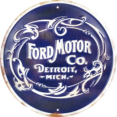 Metal Sign - Ford Motor Company Vintage Logo - Detroit Shirt CompanyHangtimeOther Accessories