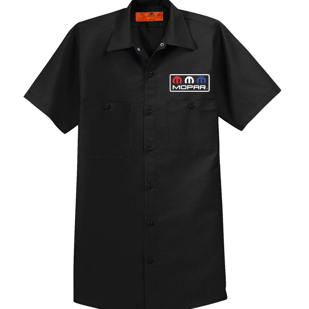 Mens Mopar RWB Mechanic Shirt - Black