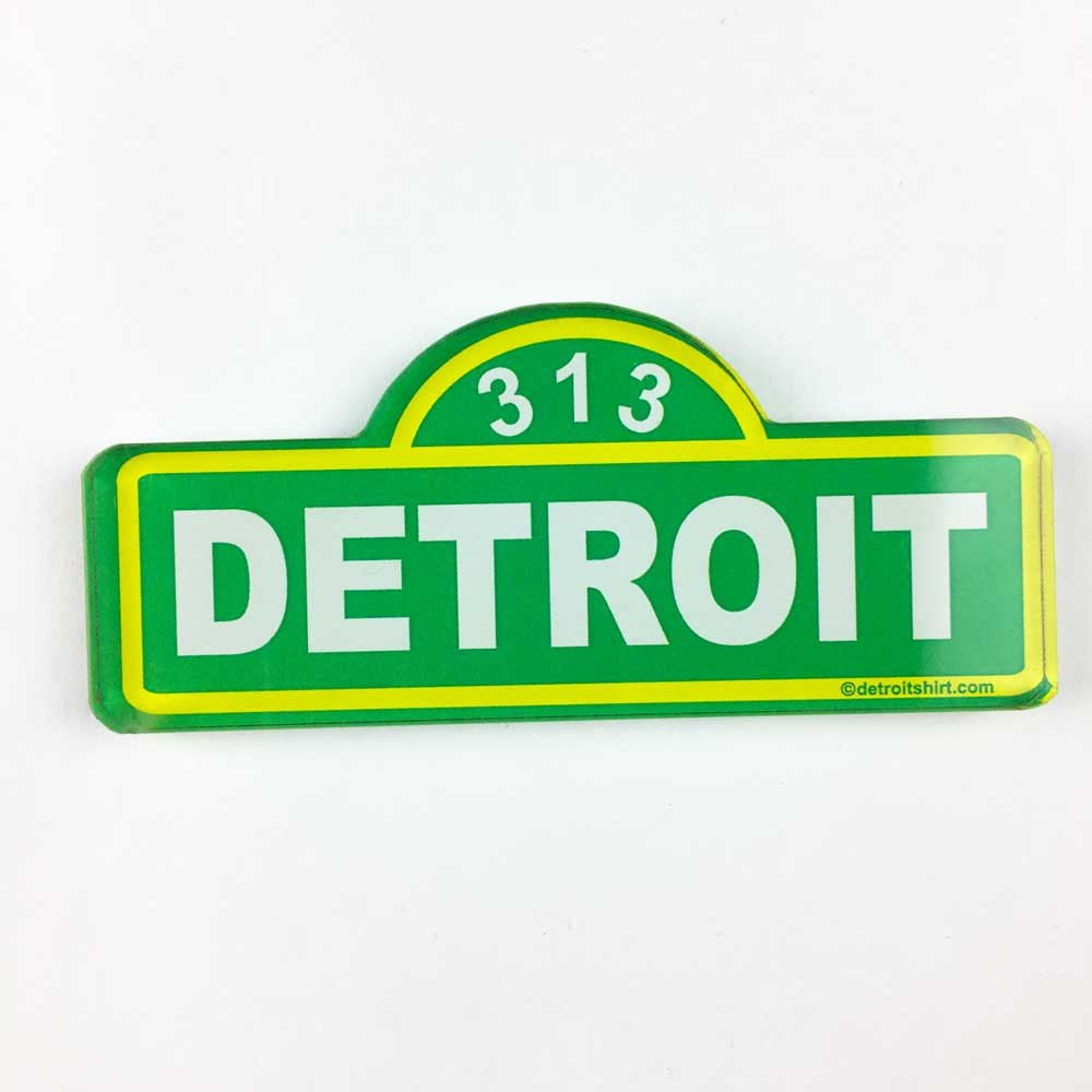 Magnet - Detroit Street Sign - Detroit Shirt CompanyDetroit Shirt CompanyMagnet