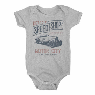 Baby Onesie - Detroit Speed Shop - Detroit Shirt CompanyDetroit Shirt CompanyKids Apparel