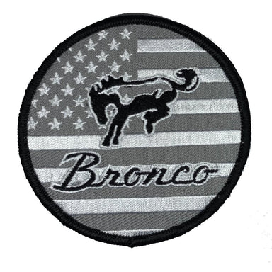 Patch - Ford Bronco Flag - Blackout - Detroit Shirt CompanyDSC - FordPatches (Accessories)