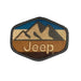 Patch - Jeep Mountain - Tan - Detroit Shirt CompanyFCA - JeepPatches (Accessories)