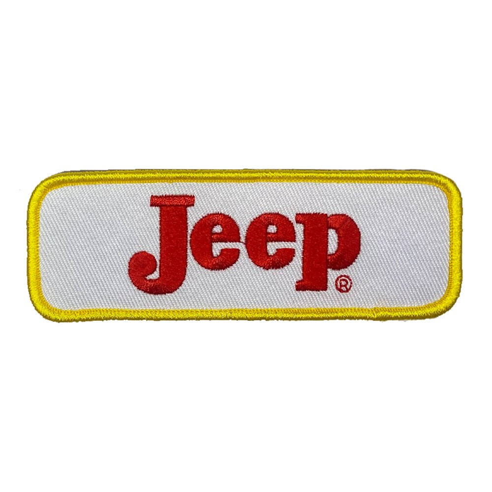 Patch - Jeep Vintage Text - Detroit Shirt CompanyFCA - JeepPatches (Accessories)