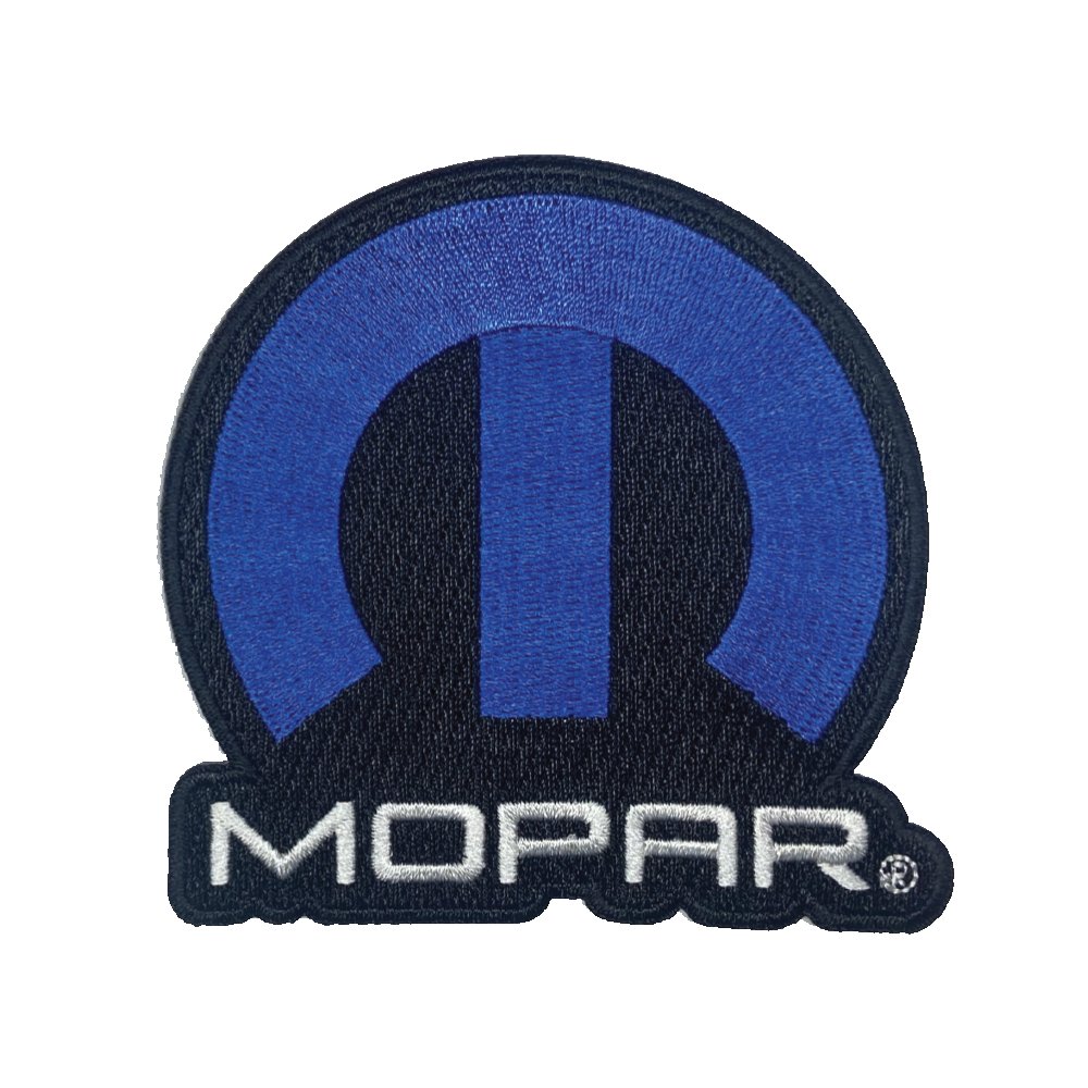 Patch - Mopar M - Blue - Detroit Shirt CompanyFCA - MoparPatches (Accessories)