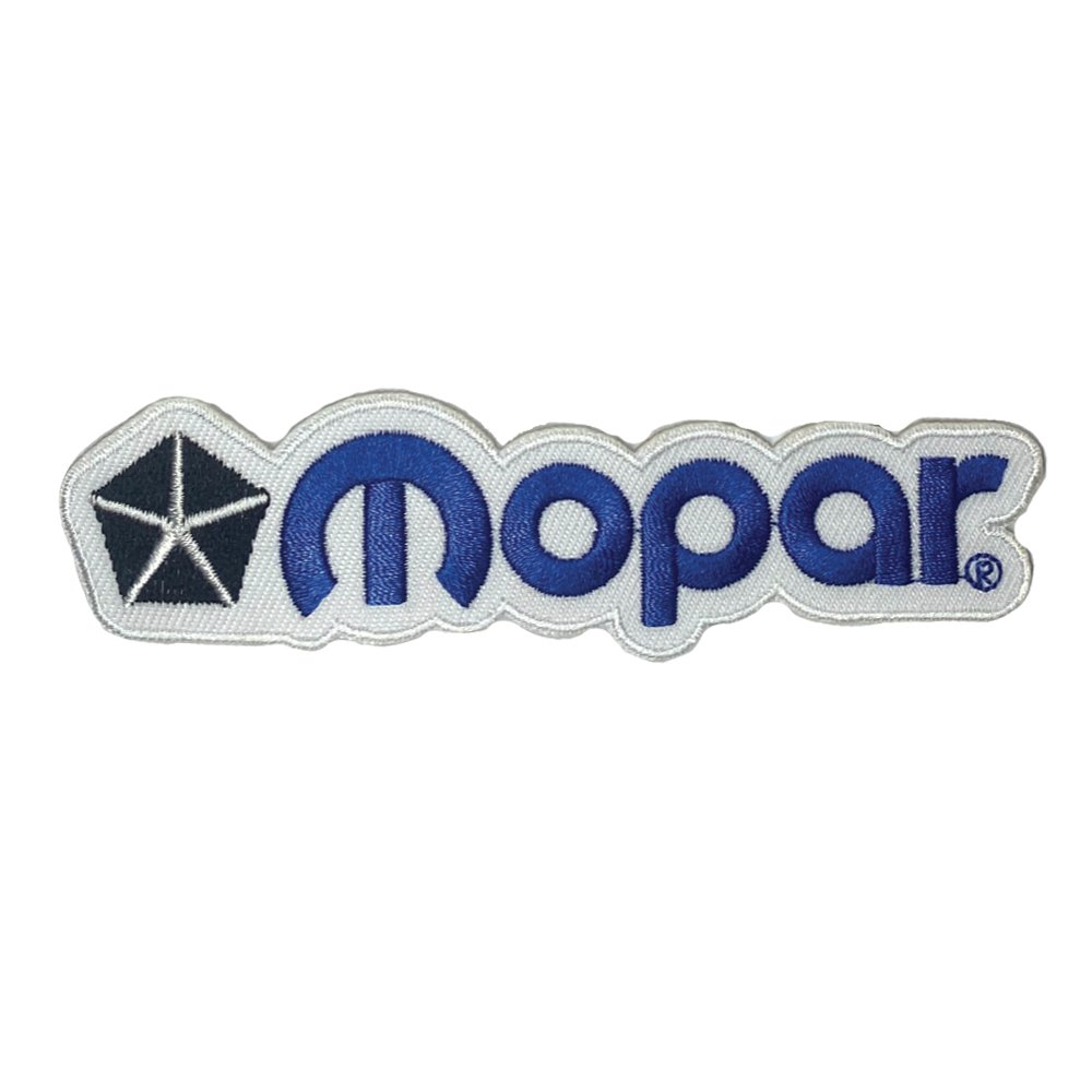 Patch - Mopar Text - Detroit Shirt CompanyFCA - MoparPatches (Accessories)