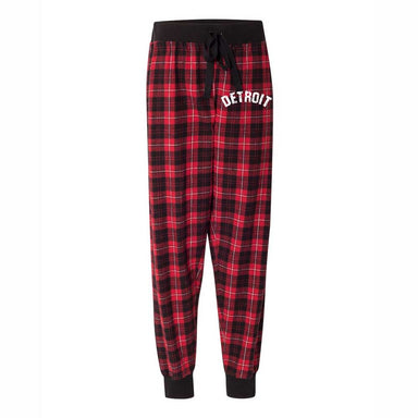 Ladies Detroit Bend Flannel Tailgate Joggers - Red/Black - Detroit Shirt CompanyDetroit Shirt CompanyOther Apparel