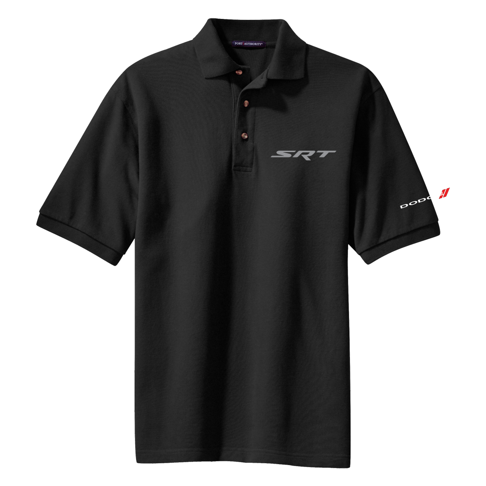 Mens Dodge SRT Polo Shirt - Black