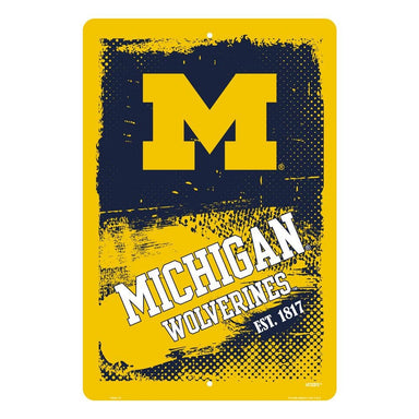 Metal Sign - Michigan Wolverines Grunge - Detroit Shirt CompanyHangtimeOther Accessories