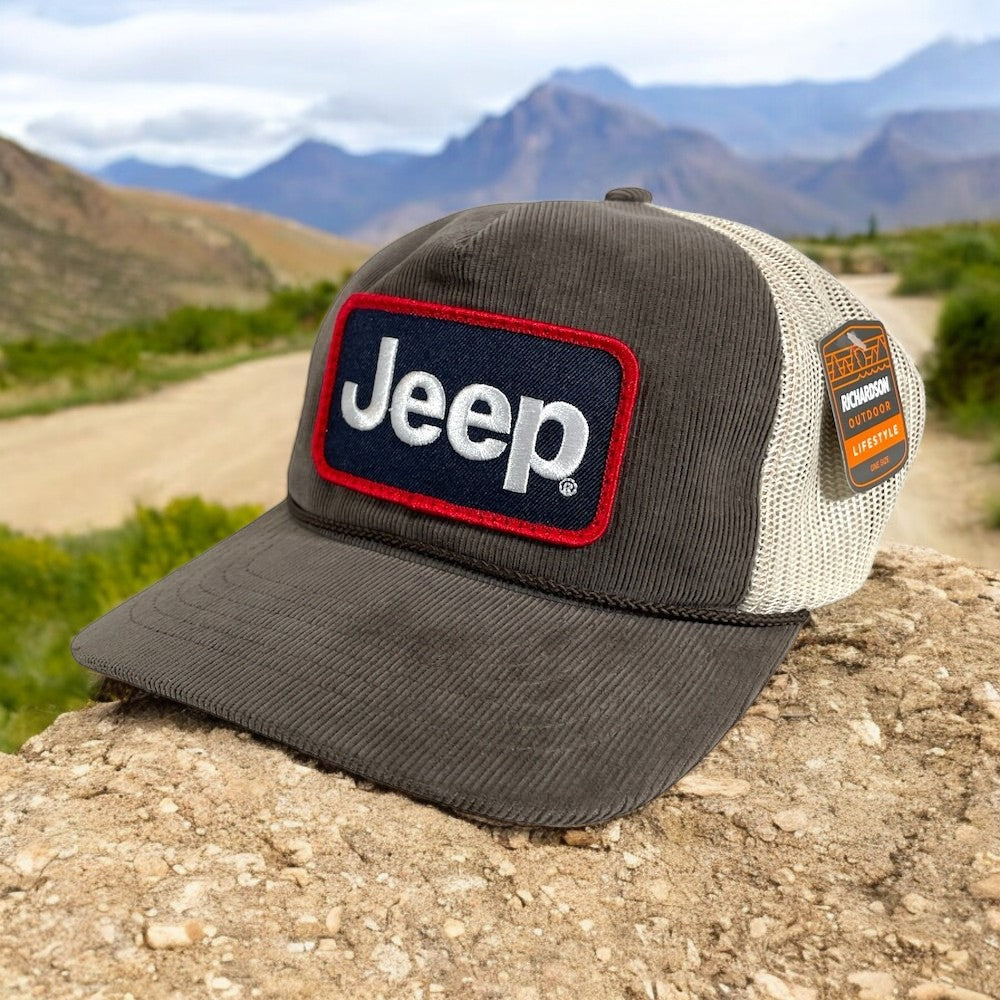 Hat - Jeep Richardson Troutdale Patch Brown/Sand