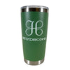 Travel Mug - Hudsons Classic Logo - Green - Detroit Shirt CompanyDetroit Shirt CompanyDrinkware (Accessories)