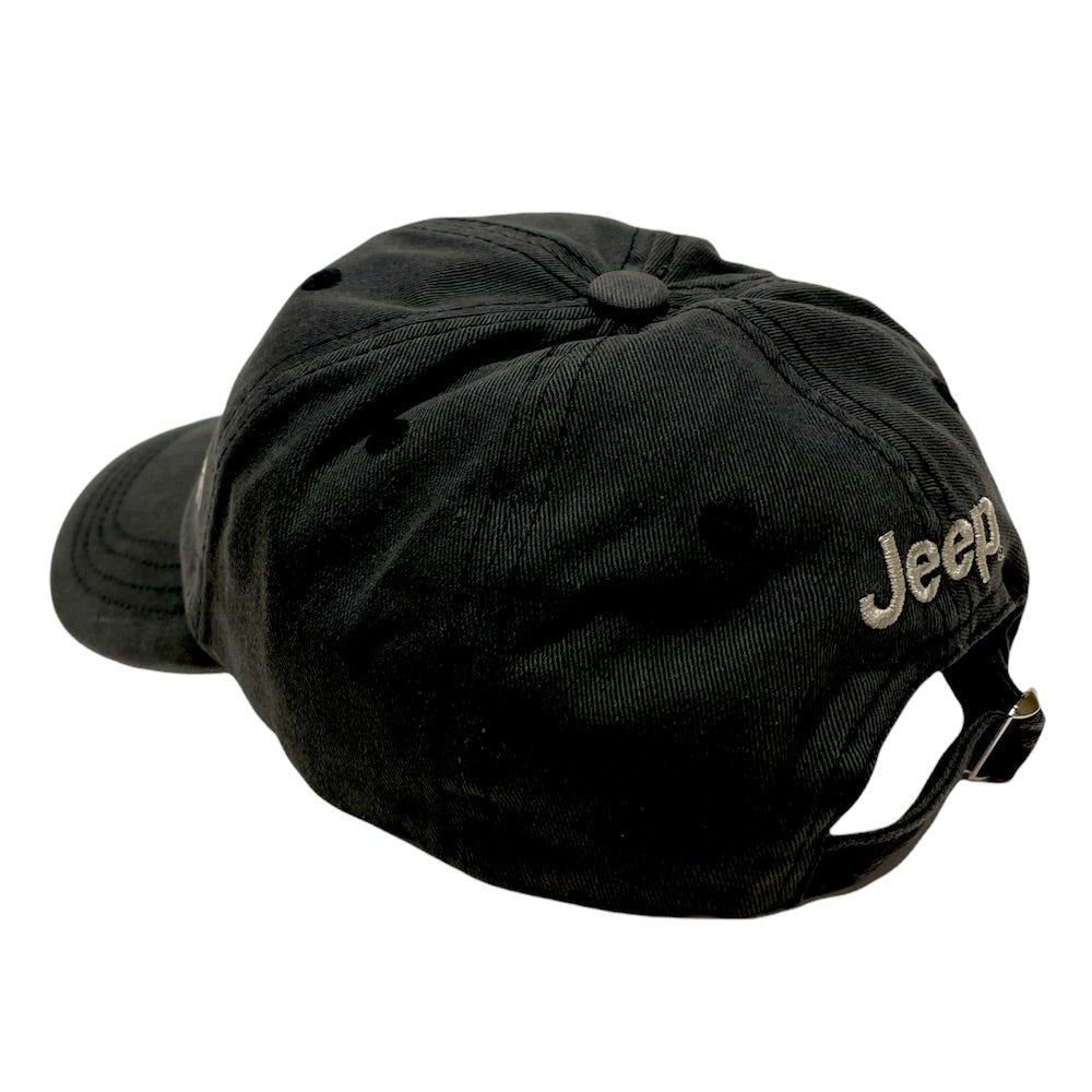 Hat - Jeep Grille Chino Twill Hat - Washed Black - Detroit Shirt CompanyFCA - JeepHats (Apparel)