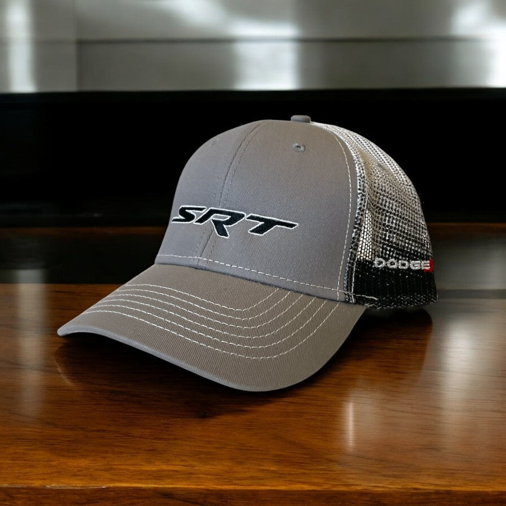 Hat - Dodge SRT Gravel SnapBack Trucker - Black/Grey/White