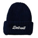 Hat - Detroit Thirsty Script Flip Chunky Knit - Multiple Colors - Detroit Shirt CompanyDetroit Shirt CompanyHats (Apparel)