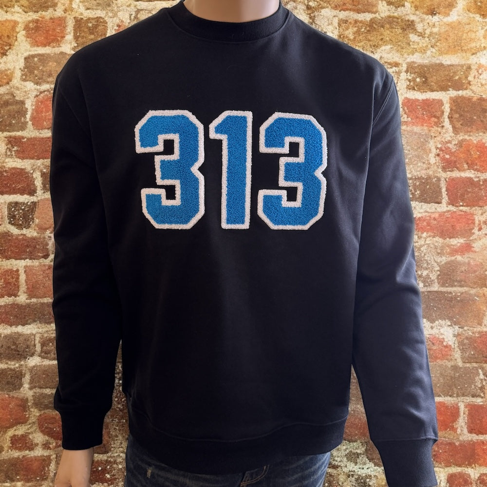 Crew Sweatshirt - Detroit Chenille 313