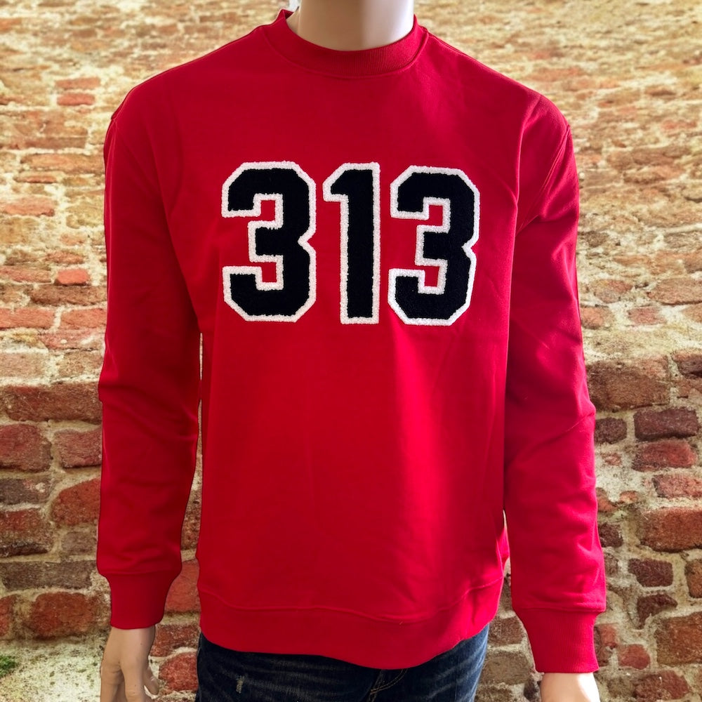 Crew Sweatshirt - Detroit Chenille 313